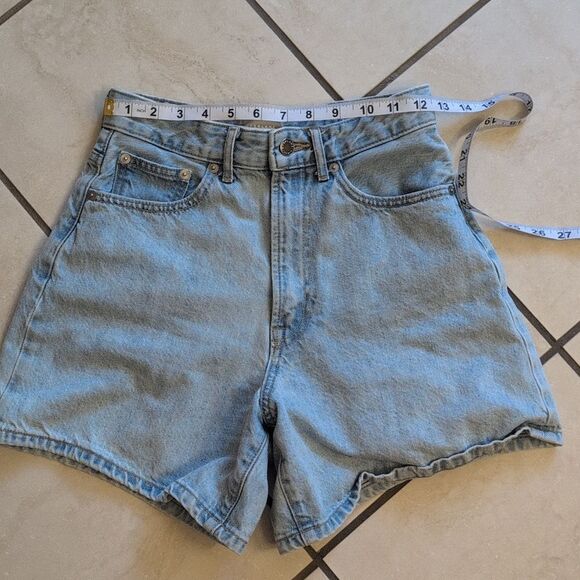 Everlane The A-Line Denim Short Light Blue Size 25 - Picture 6 of 12